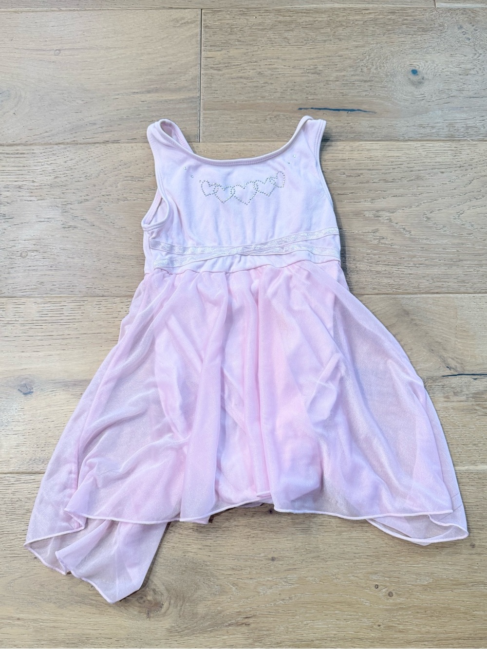 Jacques Moret Leotard tulle skirt size Small 6/7 pink ballet, dance gygymnastics